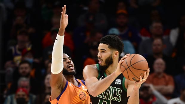 Boston Celtics forward Jayson Tatum, Phoenix Suns guard Chris Paul